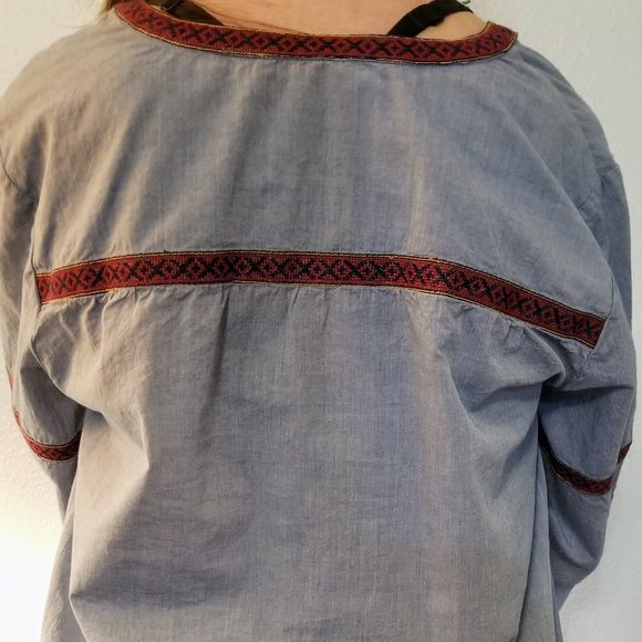 Women's Joie Embroidered Peasant Blouse - Picture 3 of 6